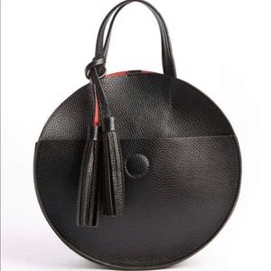 Remi/Reid Black Allison Circle Bag